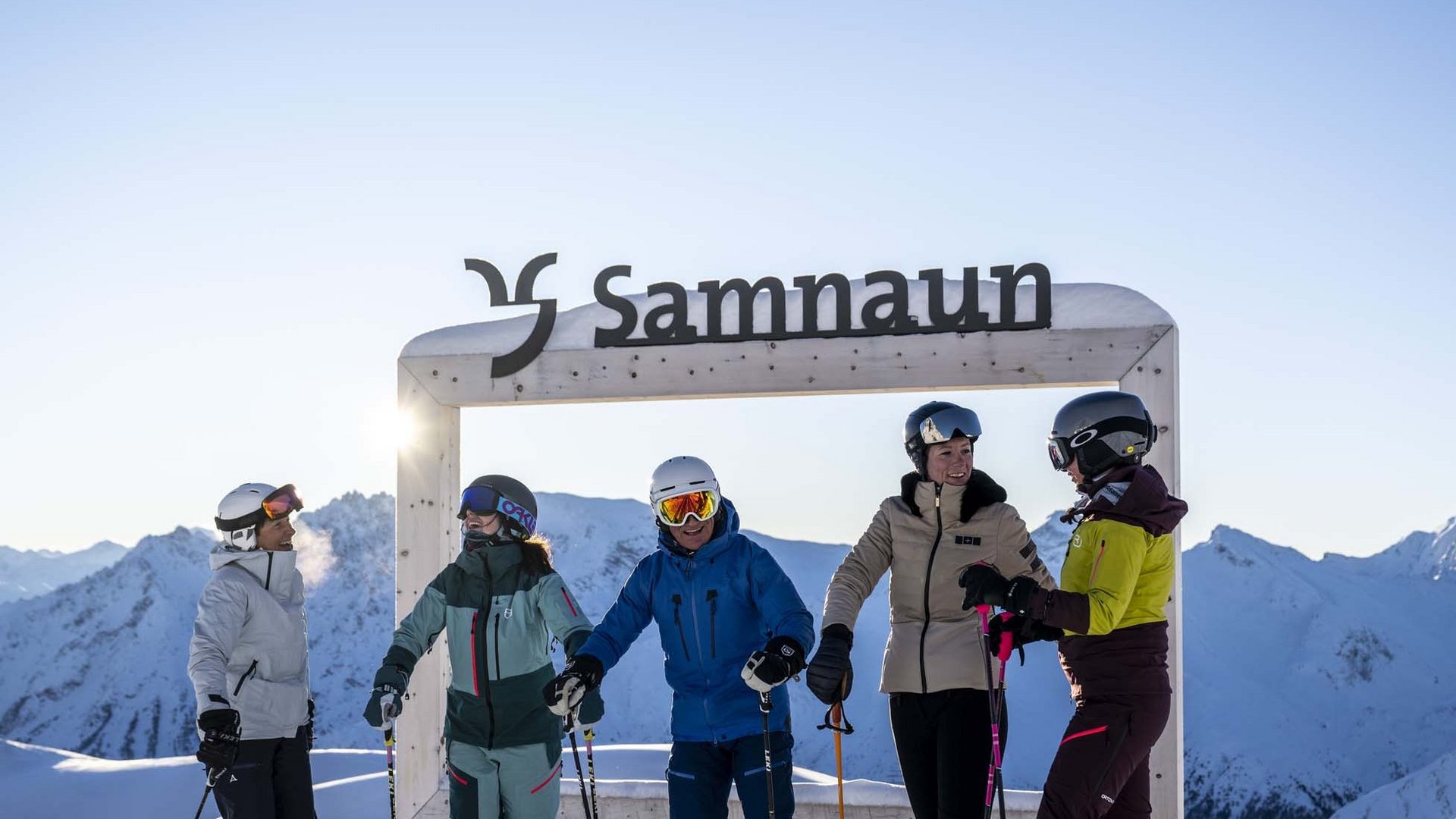 Das Skigebiet Samnaun/Ischgl Das Skigebiet Samnaun/Ischgl