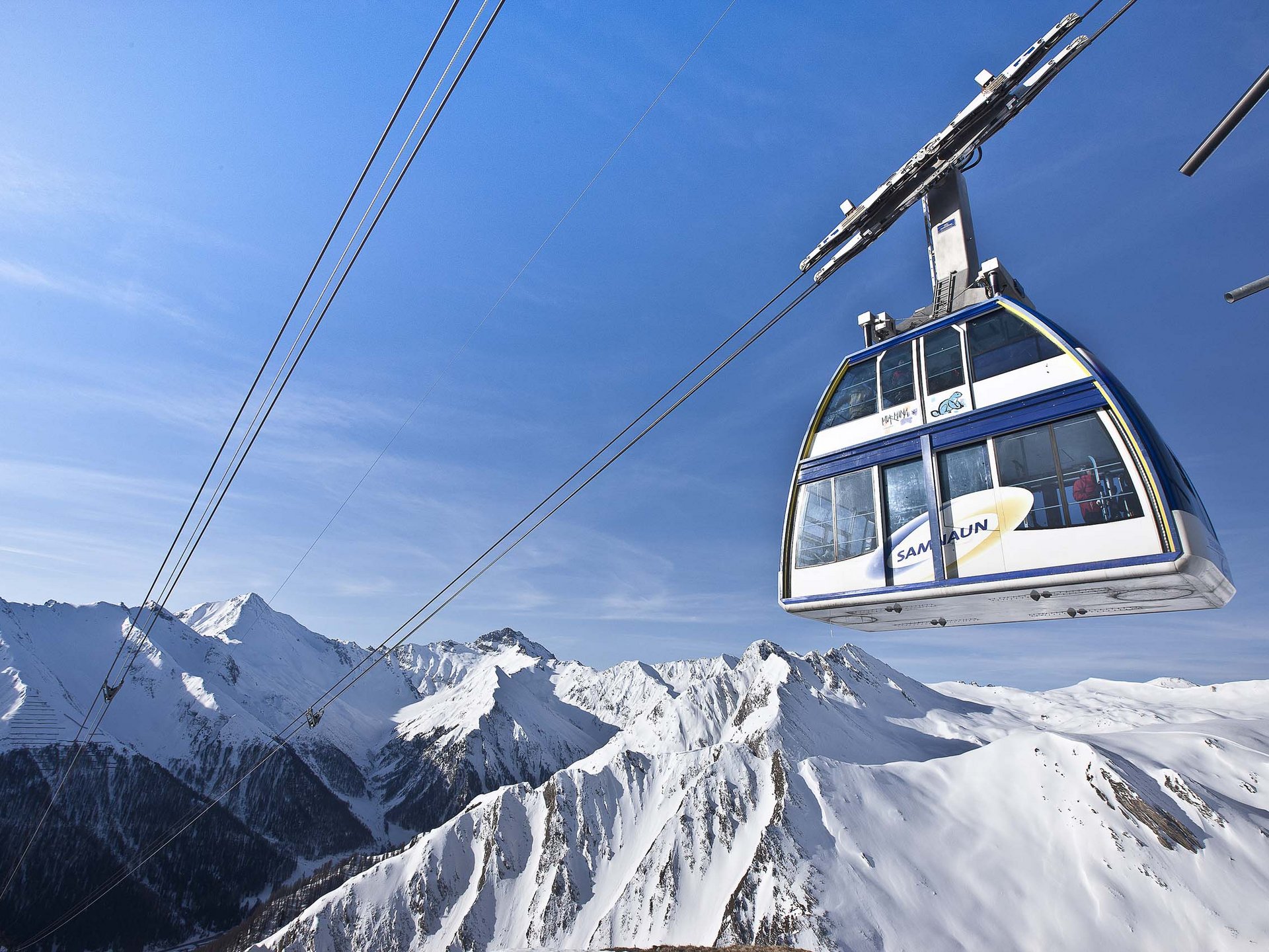 Das Skigebiet Samnaun/Ischgl Das Skigebiet Samnaun/Ischgl